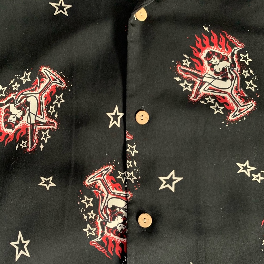 Vintage Men’s silk party shirt